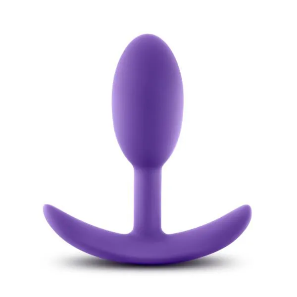 Blush Novelties Anal Blush Luxe Wearable Vibra Slim Silicone Butt Plugs Small Medium