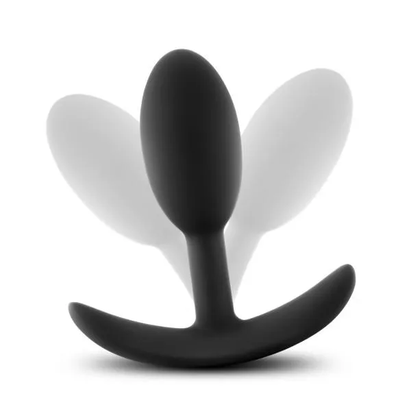 Blush Novelties Anal Blush Luxe Wearable Vibra Slim Silicone Butt Plugs Small Medium