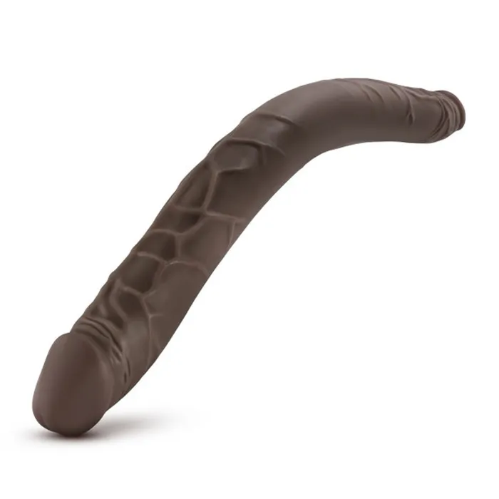 Blush Novelties Dildos Dr Skin 16 Inch Double Dildo Chocolate