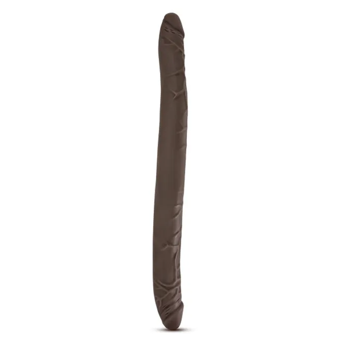 Blush Novelties Dildos Dr Skin 16 Inch Double Dildo Chocolate