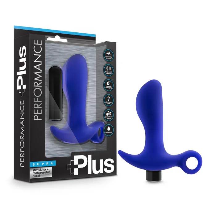 Blush Novelties Male Sex Toys Performance Plus Supra Indigo