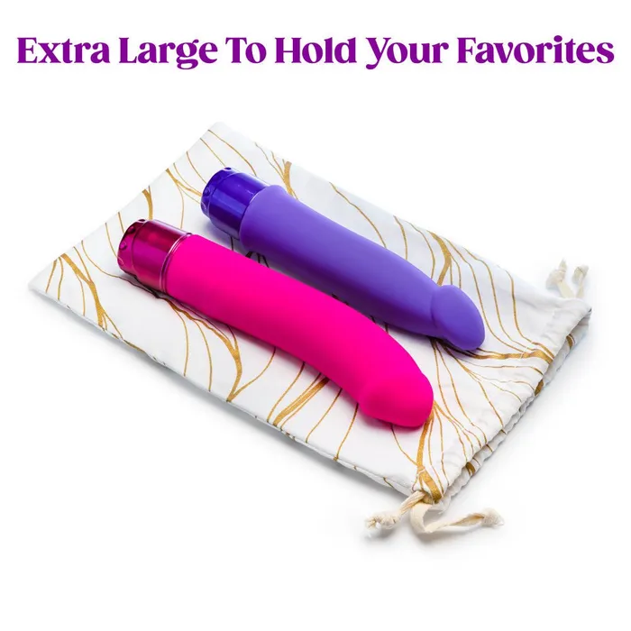 Blush Novelties Vibrators The Collection Embrace Coloured Cotton Toy Storage Bag