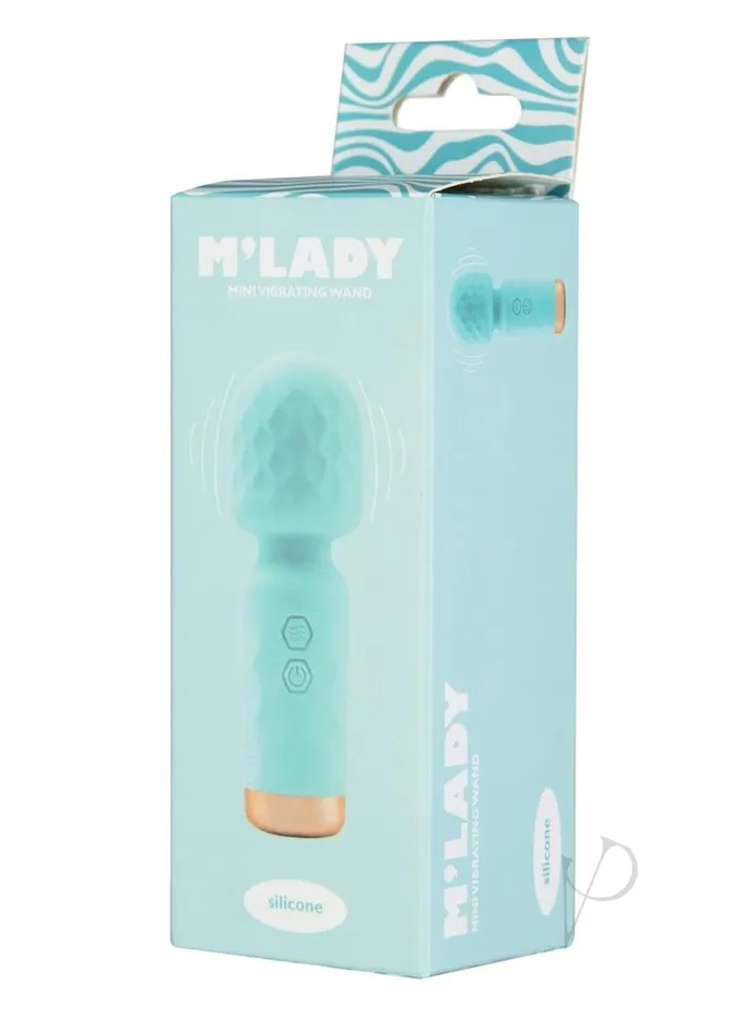 BMS Factory Female Sex Toys Mlady Rechargeable Silicone Mini Vibrating Wand