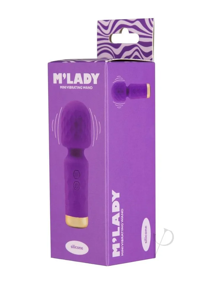 BMS Factory Female Sex Toys Mlady Rechargeable Silicone Mini Vibrating Wand