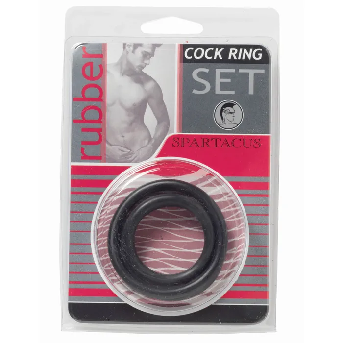 CRing Set Firm Rubber Spartacus Male Sex Toys