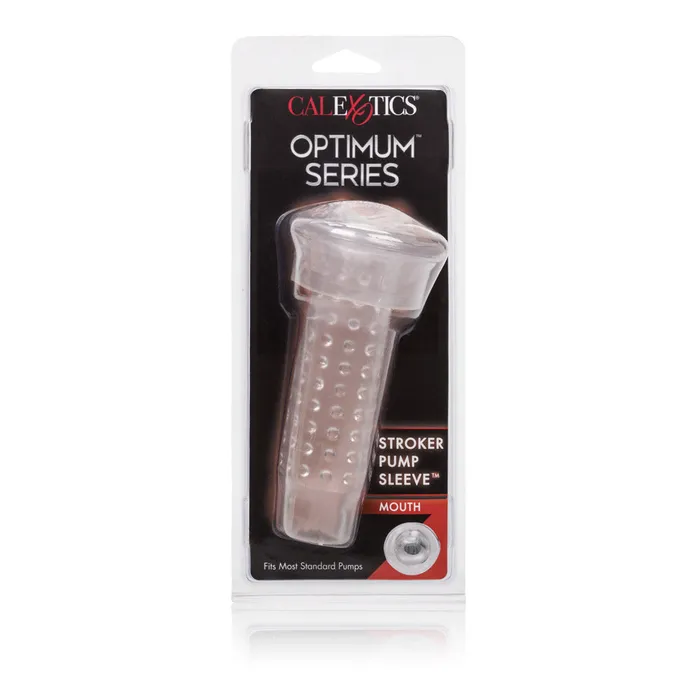 California Exotic Male Sex Toys Optimum Series Stroker Pump Sleeve Mouth