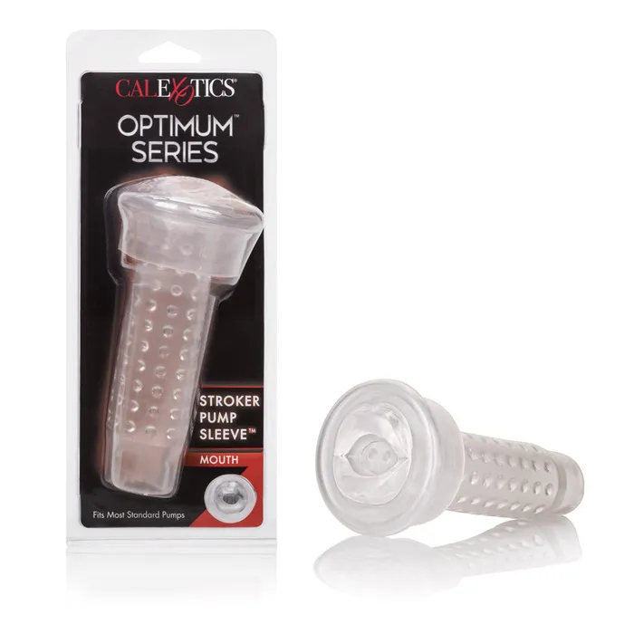 California Exotic Male Sex Toys Optimum Series Stroker Pump Sleeve Mouth