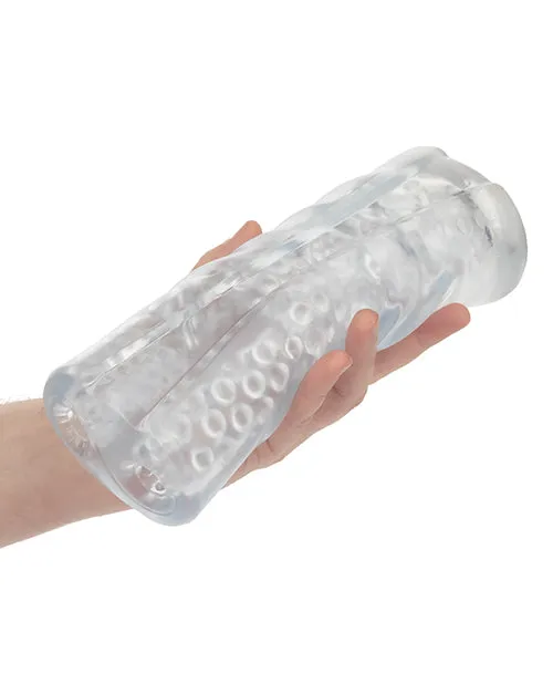 California Exotic Novelties Male Sex Toys Cyclone Dual Chamber Stroker XL Clear