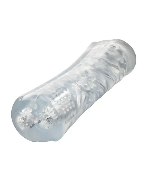 California Exotic Novelties Male Sex Toys Cyclone Dual Chamber Stroker XL Clear