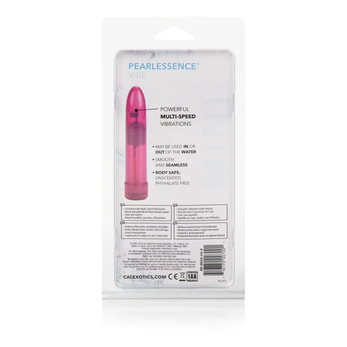 California Exotic Vibrators Mini Pearlessence Vibe Red