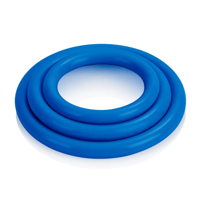 California Exotic Vibrators TriRings Blue