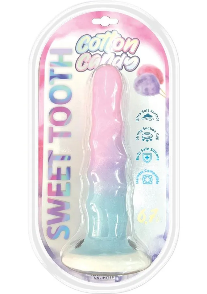 Cotton Candy Sweet Tooth Mini Silicone Dildo Hott Products Dildos