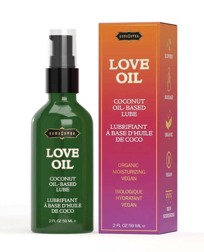 Couples Love Oil Coconut OilBased Lube Kama Sutra