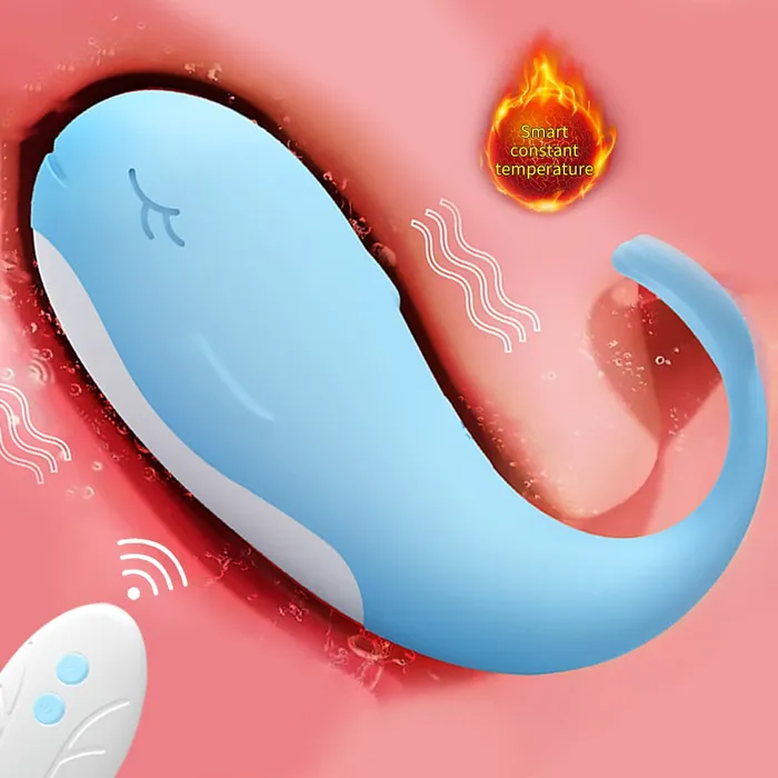 Couples Onion Toy Small Whales Smart Heating Remote Controlled Vibrator