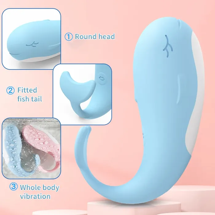 Couples Onion Toy Small Whales Smart Heating Remote Controlled Vibrator