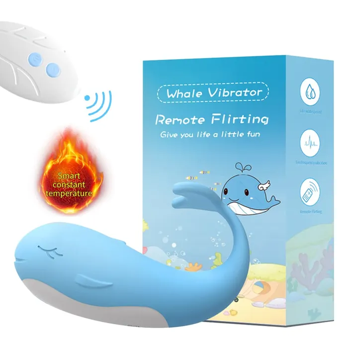 Couples Onion Toy Small Whales Smart Heating Remote Controlled Vibrator