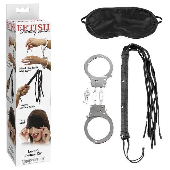 Couples Pipedream Fetish Fantasy Series Lovers Fantasy Kit Bondage Kit 3 Piece Set