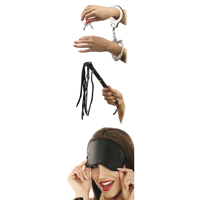 Couples Pipedream Fetish Fantasy Series Lovers Fantasy Kit Bondage Kit 3 Piece Set