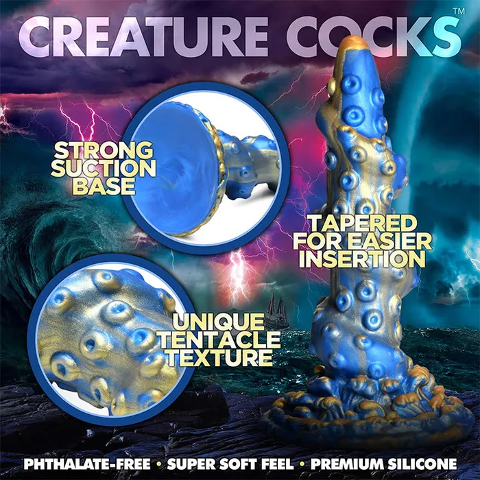 Creature Cocks Lord Kraken Tentacled Silicone Dildo Creature Cocks Dildos