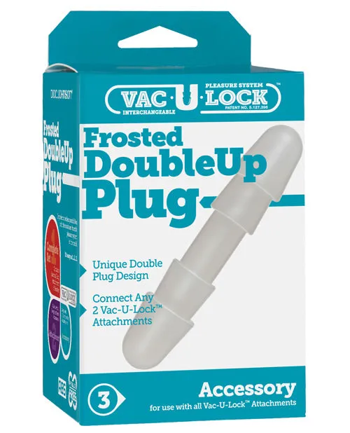 Dildos Doc Johnson VacULock Double Up Plug White