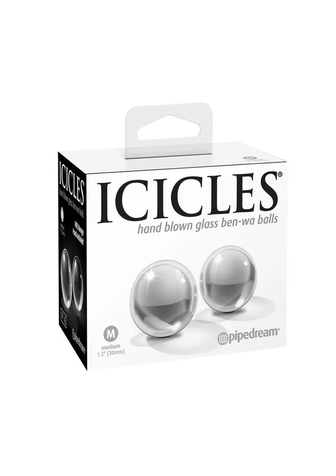 Dildos Icicles Icicles No 42 Glass BenWa Balls