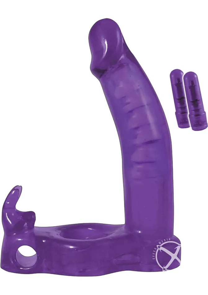 Double Penetrator Double Penetrator Rabbit Vibrating Cock Ring Couples