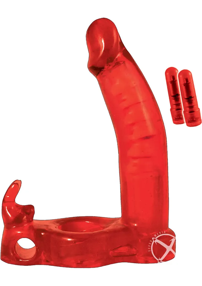 Double Penetrator Double Penetrator Rabbit Vibrating Cock Ring Couples