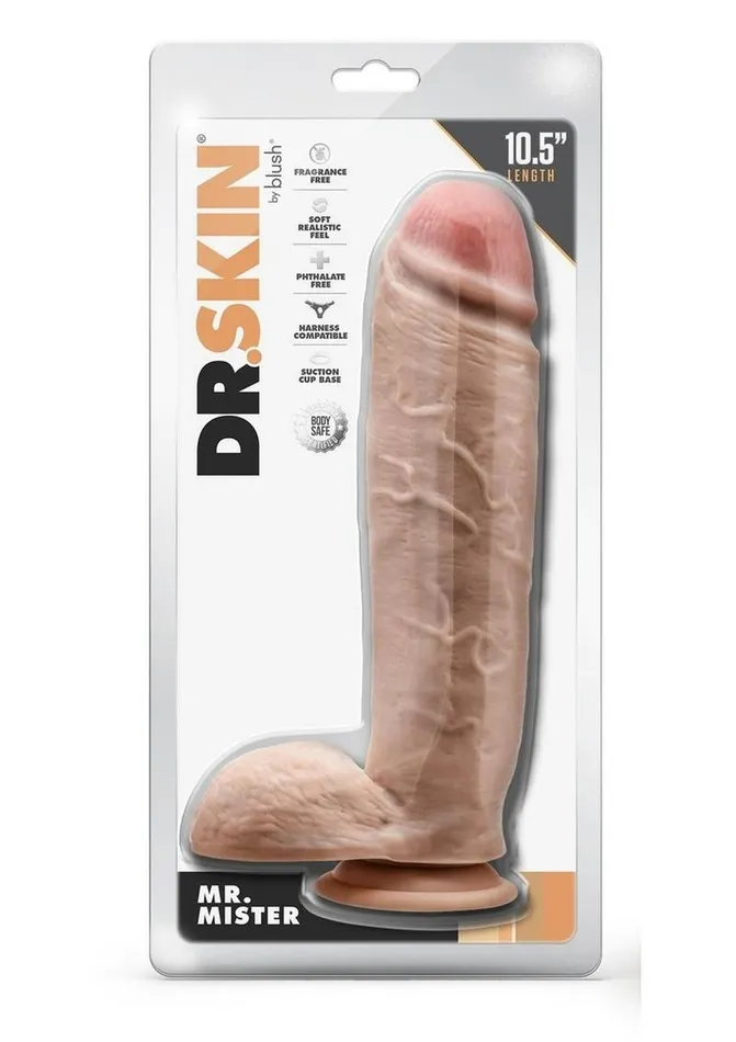 Dr Skin Dildos Dr Skin Mr Mister Dildo with Balls and Suction Cup