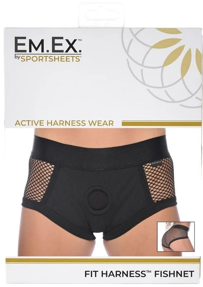 EMEX Female Sex Toys EmEx Fit Harness Fishnet