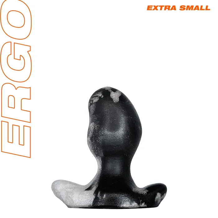 Ergo Butt Plug Extra Small Platinum Swirl Ox Balls Anal