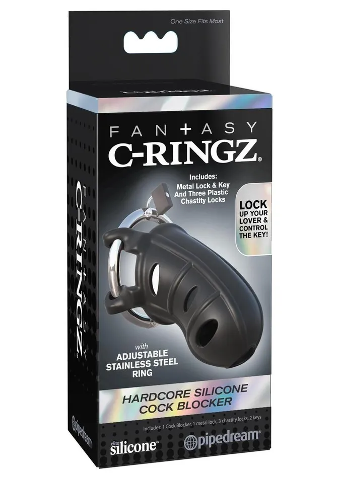 Fantasy CRingz Male Sex Toys Fantasy CRingz Hardcore Silicone Cock Blocker Cock Ring