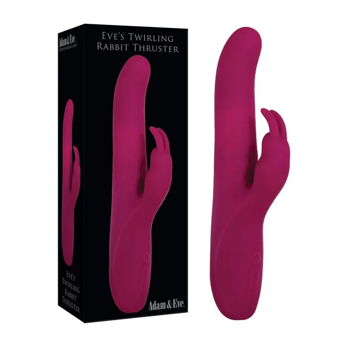 Female Sex Toys Adam Eve Eves Twirling Rabbit Thruster Purple 241 cm USB Rechargeable Vibrator Adam Eve