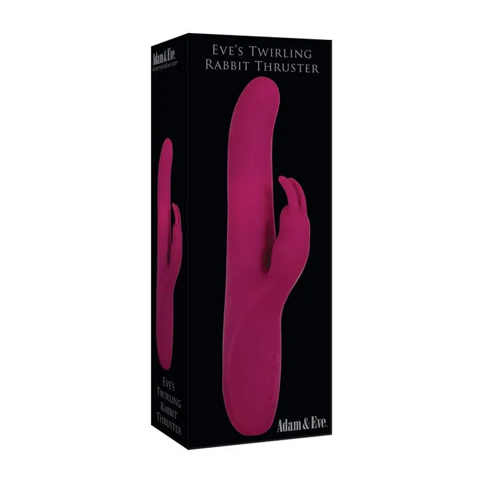 Female Sex Toys Adam Eve Eves Twirling Rabbit Thruster Purple 241 cm USB Rechargeable Vibrator Adam Eve