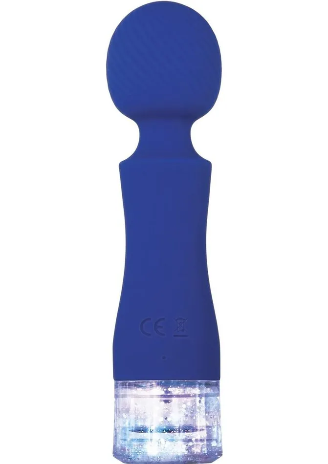 Female Sex Toys Evolved Dazzle Rechargeable Silicone Wand Massager with Glitter Handle