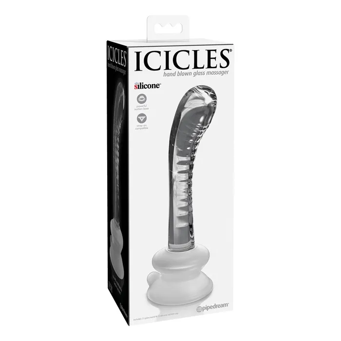 Female Sex Toys Icicles No 88 With Silicone Suction Cup Pipedream