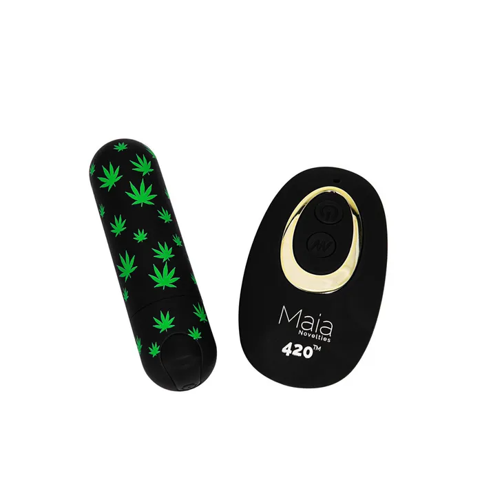 Female Sex Toys Maia Toys Maia DATE NIGHT 420 PANTY VIBE SM with Black USB Rechargeable Bullet Remote