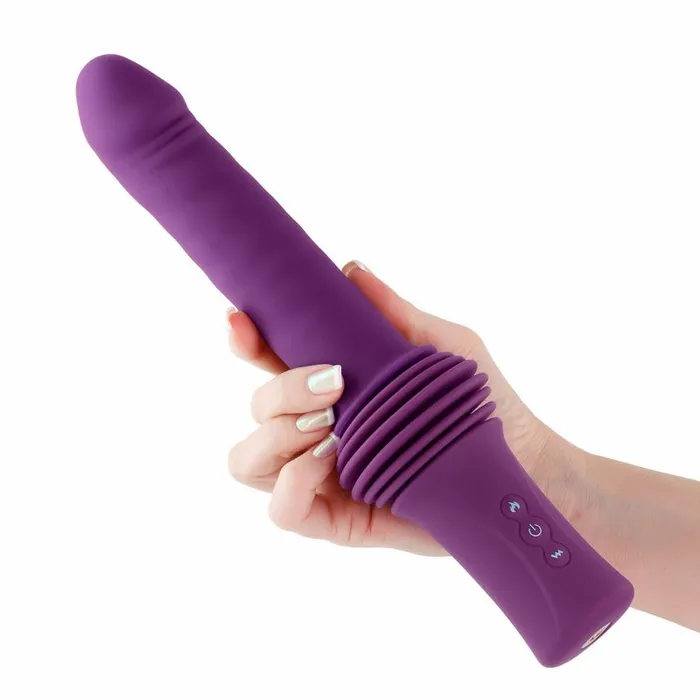 Female Sex Toys NS Novelties INYA Super Stroker Purple 368 cm Thrusting Vibrator with Remote Control Stand