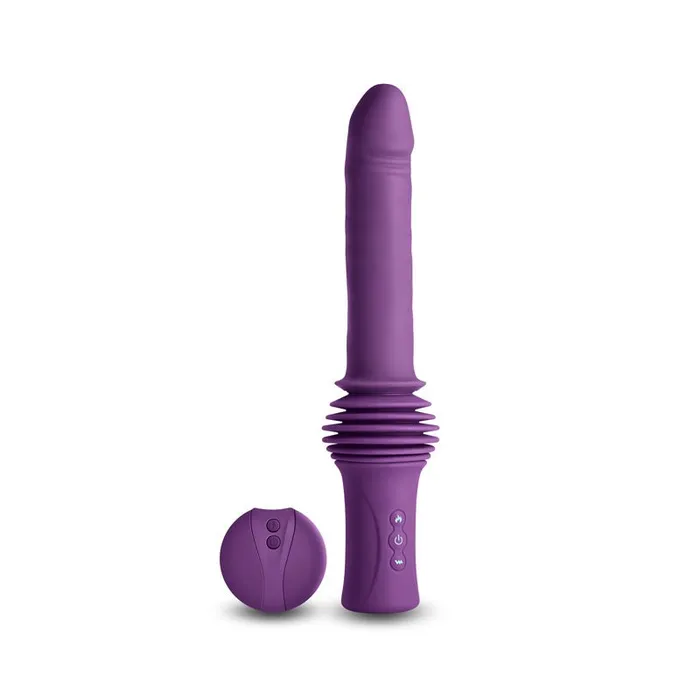 Female Sex Toys NS Novelties INYA Super Stroker Purple 368 cm Thrusting Vibrator with Remote Control Stand