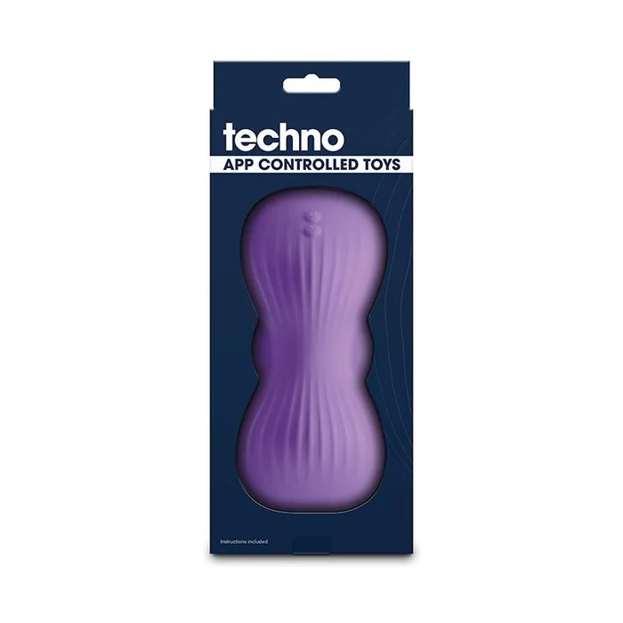 Female Sex Toys NS Novelties Techno Trap Purple USB Rechargeable Vibrating Grind Pad with App Control