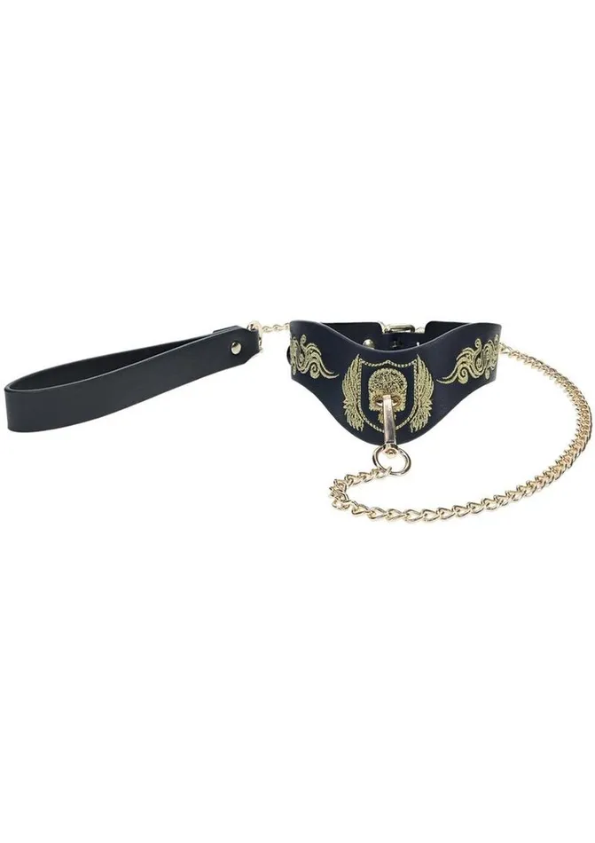 Female Sex Toys Ouch Ouch London Collection Collar with Leash