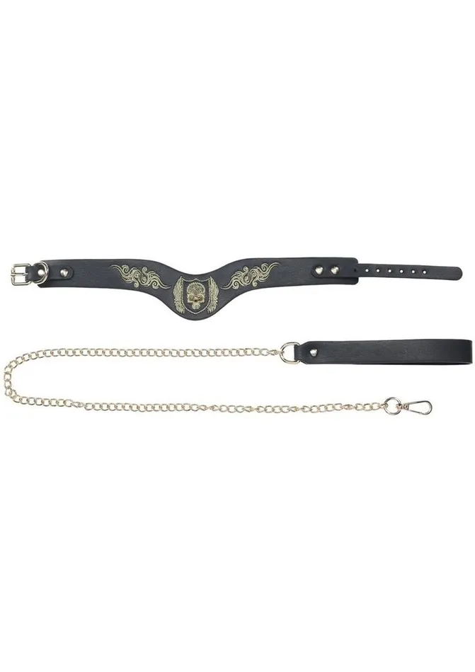 Female Sex Toys Ouch Ouch London Collection Collar with Leash