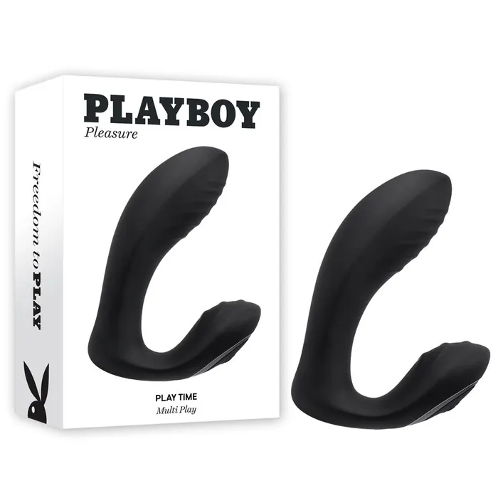 Female Sex Toys Playboy Pleasure PLAY TIME Black 127 cm USB Rechargeable Vibrator Playboy Pleasure