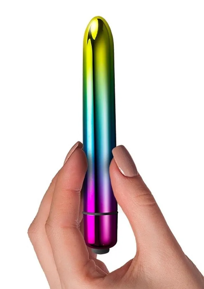 Female Sex Toys Rocks Off Prism Rainbow Bullet