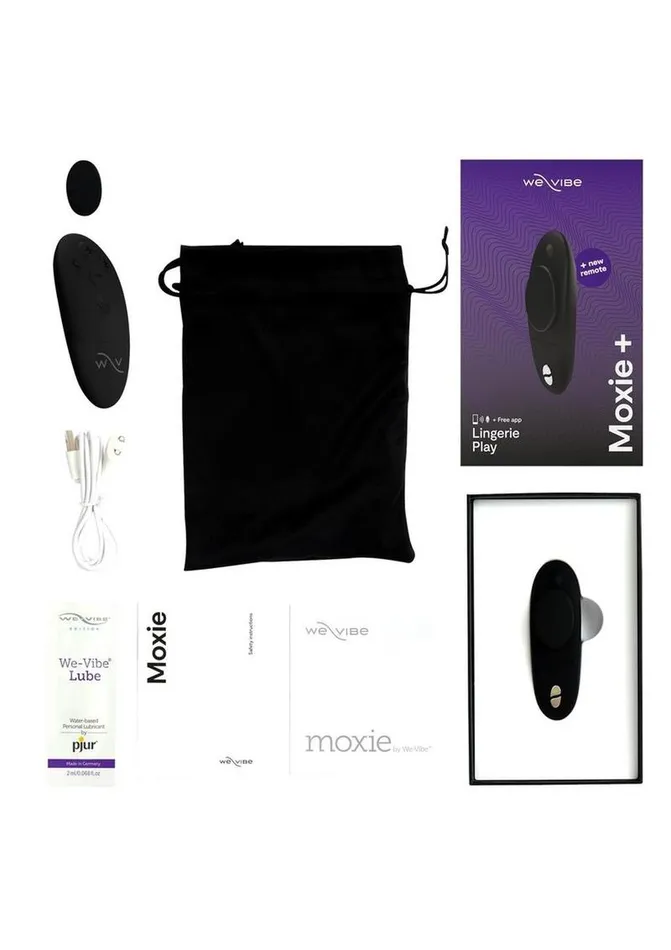 Female Sex Toys WeVibe Moxie Wearable Rechargeable Silicone Panty Vibe Clitoral Stimulator with Remote WeVibe