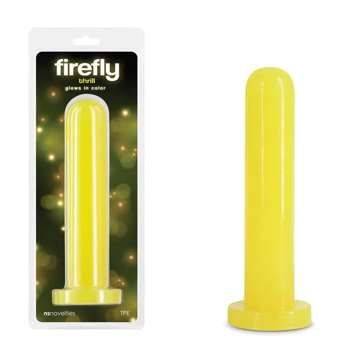 Firefly Thrill Glow in Dark Yellow 193 cm Large Dildo NS Novelties Dildos