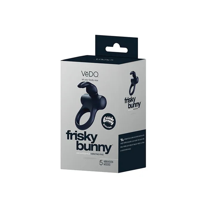 Frisky Bunny Rechargeable Cock Ring VeDO Male Sex Toys