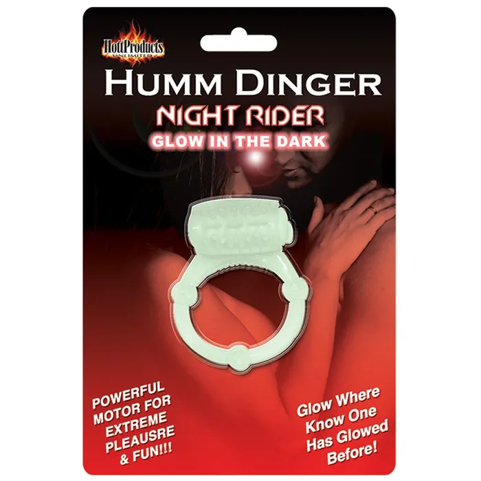 GWorld Female Sex Toys Humm Dinger Vibrating Cockring Glow in the Dark