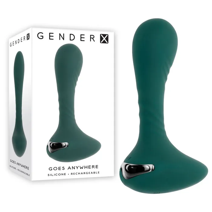 Gender X Female Sex Toys Gender X GOES ANYWHERE Green 124 cm USB Rechargeable Vibrator