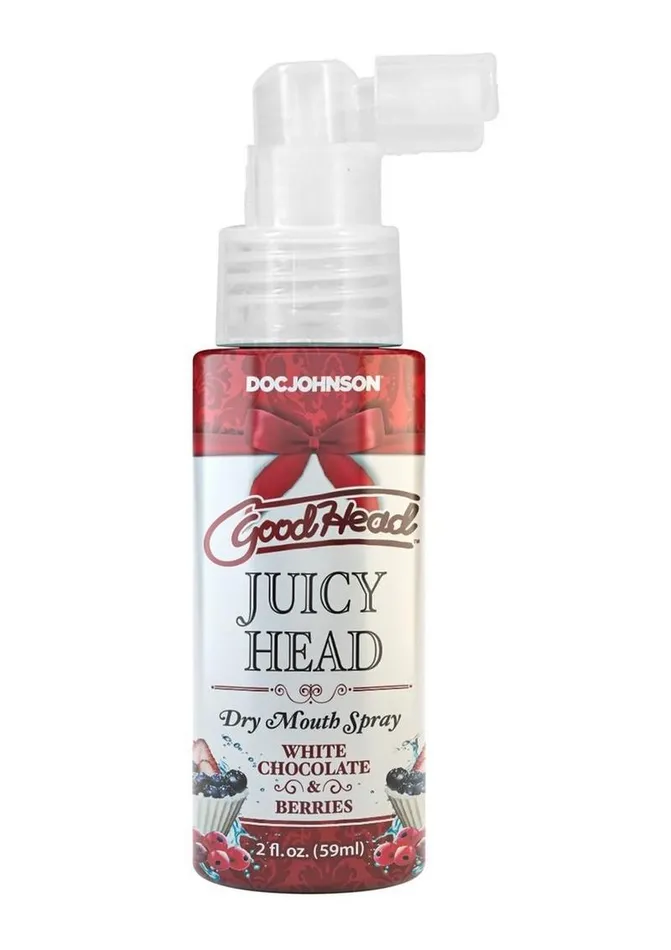 Goodhead Juicy Head Dry Mouth Spray White Chocolate and Berries GoodHead Male Sex Toys