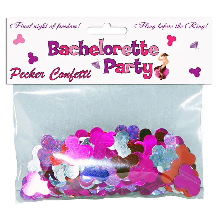 Hott Products Bachelorette Pecker Confetti Vibrators